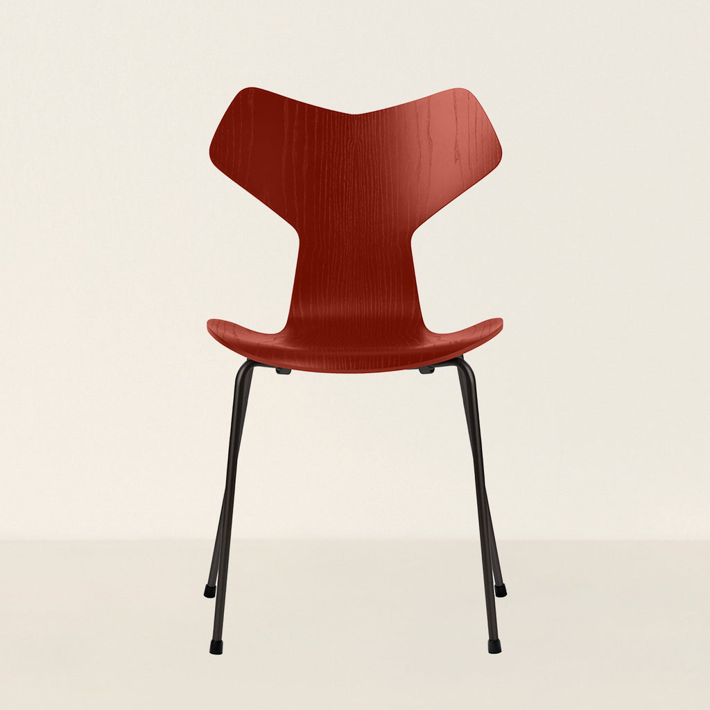 Grand Prix Chair, Coloured Ash - Color - Venetian Red