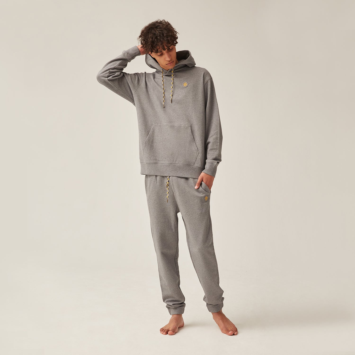 Goodee-Goodee-Goodee Hoodie 2 - Color - Grey Melange