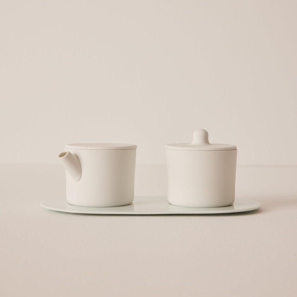 Goodee-1616/Arita Japan-Milk & Sugar Set - Color - White