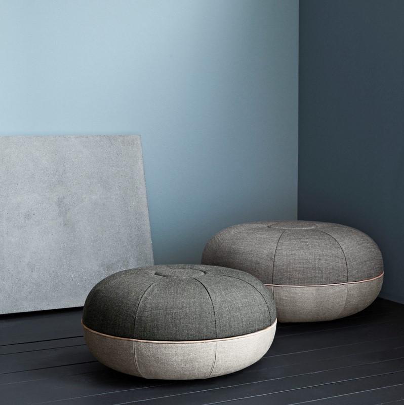 Goodee-Fritz Hansen Large Pouf - Color - Concrete