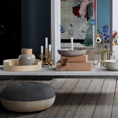 Goodee-Fritz Hansen Large Pouf - Color - Concrete