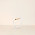  Goodee-Frama-Adam Stool - Size - H50 - Color - Oak & Warm White