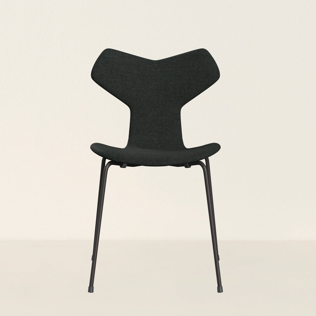 Grand Prix Chair, Upholstered - Color - Black/ Natural