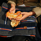 Goodee-Goodee-EFI Bassi Market Tote - Color - Orange & Blue Stripe