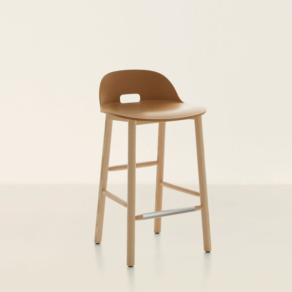 Alfi Counter Stool Low Back Sand – Goodee