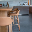 Goodee-Emeco-Alfi Counter Stool Low Back - Color - Sand