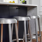Goodee-Emeco-Za Counter Stool - Color - Hand Brushed Aluminum