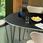 Superellipse Table - Color - Black