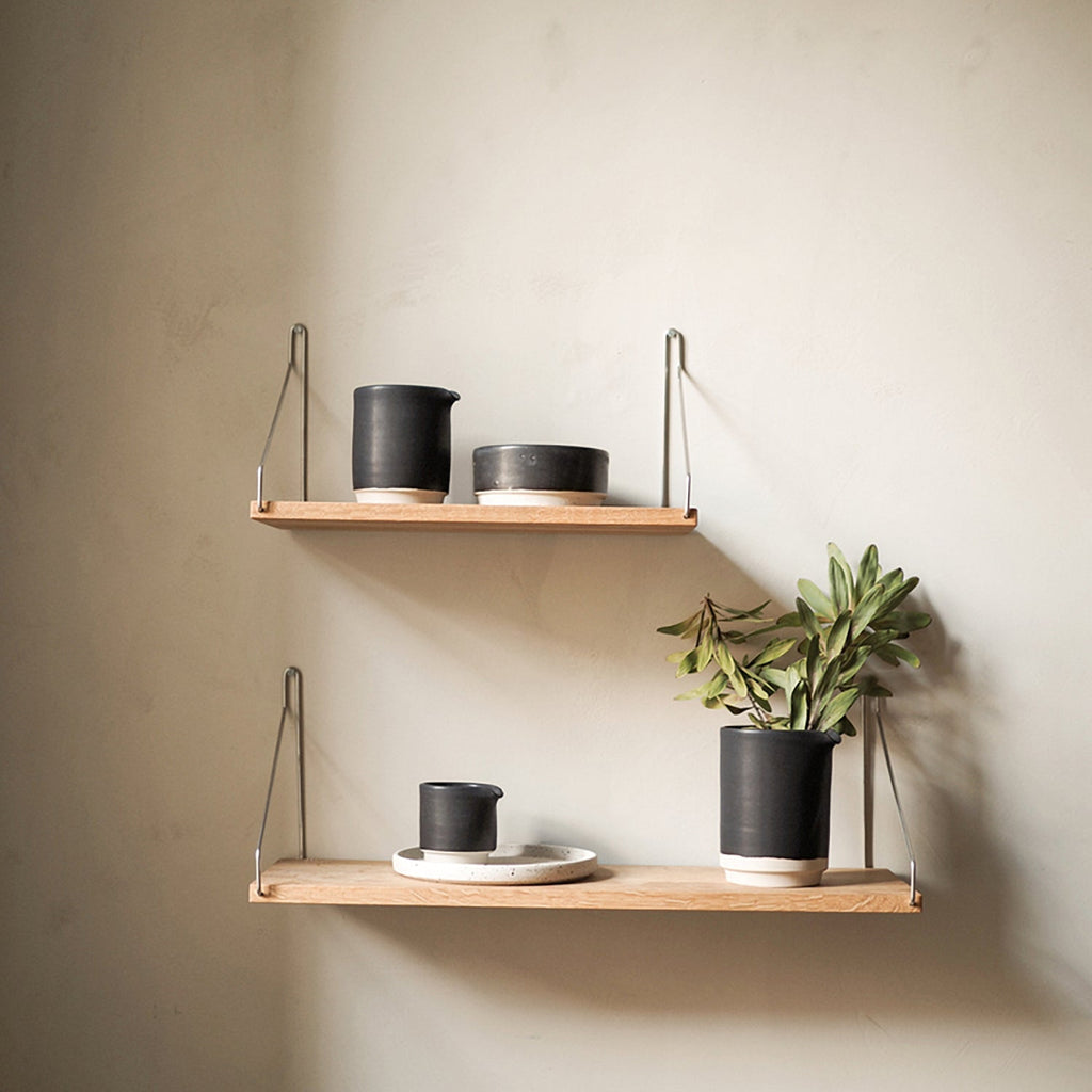 Goodee-Frama-Shelf Natural - Taille - D20 W60 - Couleur - Acier