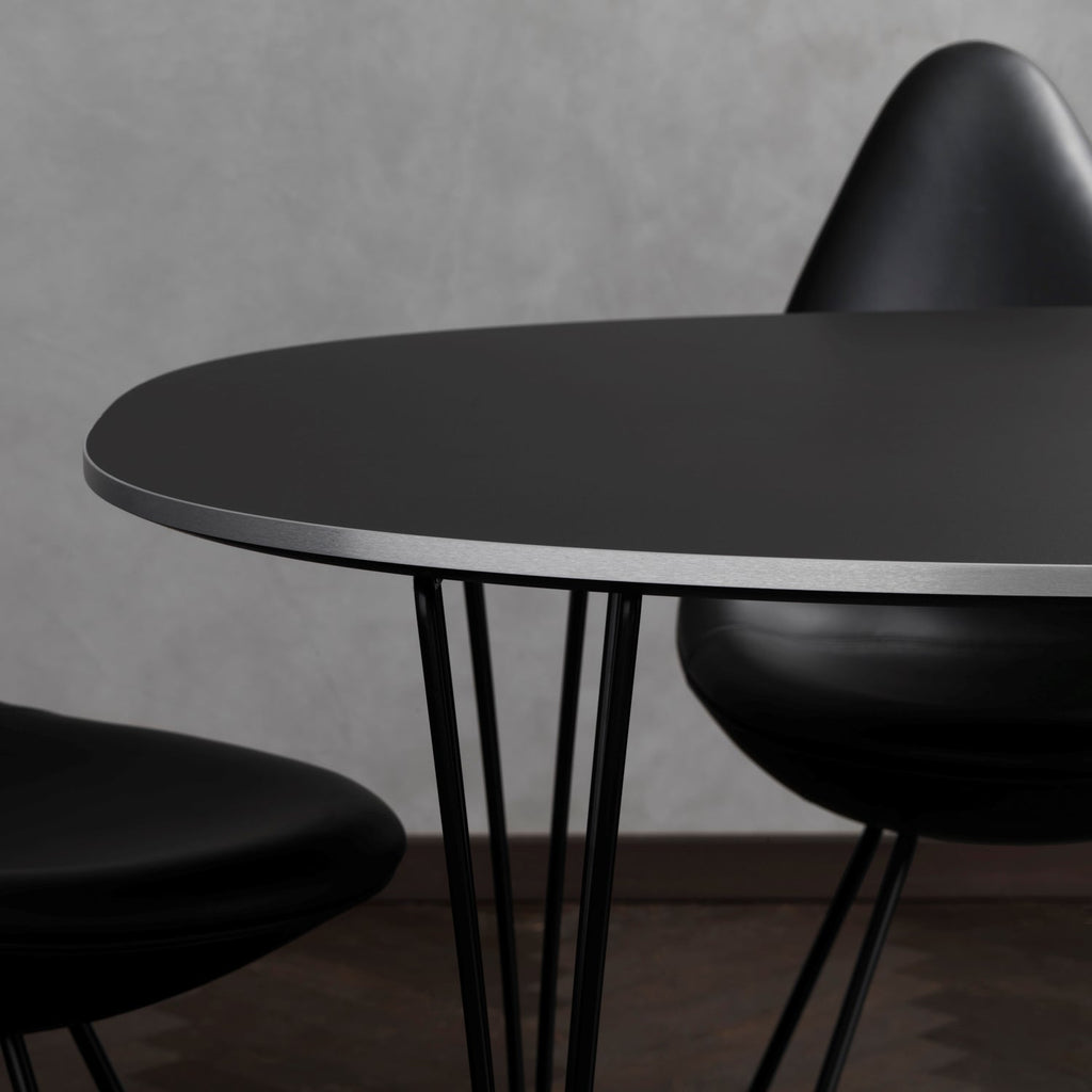 Superellipse Table - Color - Black