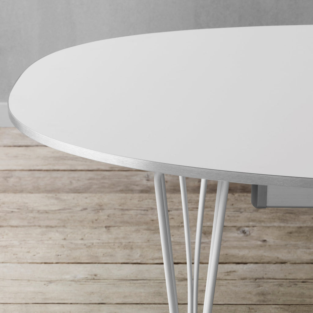 Superellipse Table - Color - White