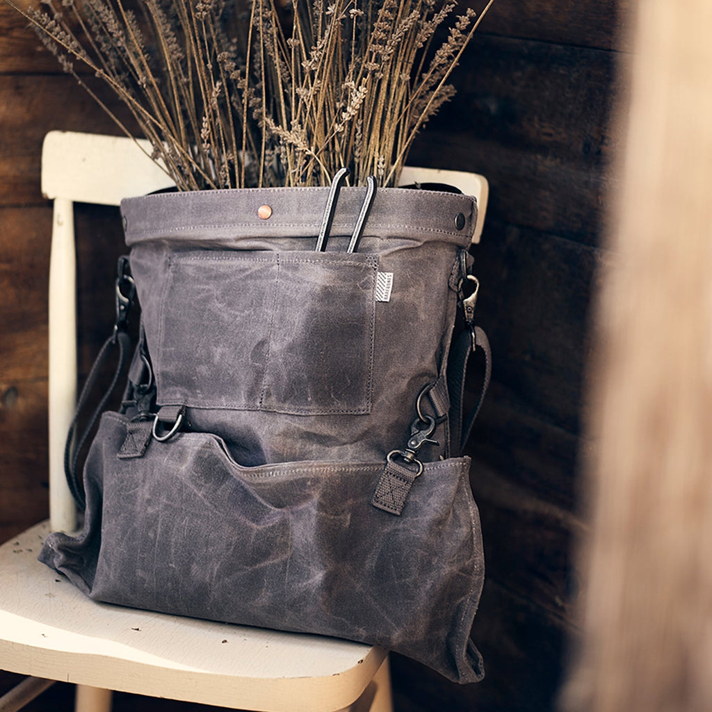 Goodee-Barebones Gathering Bag - Color - Slate Grey