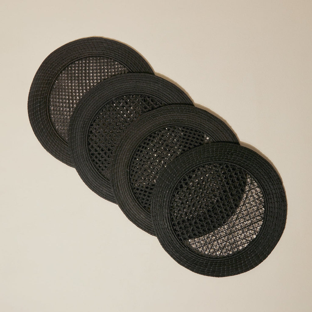 Goodee-Jipi-Jipi Makana Mats, set of 4 - Color - Black