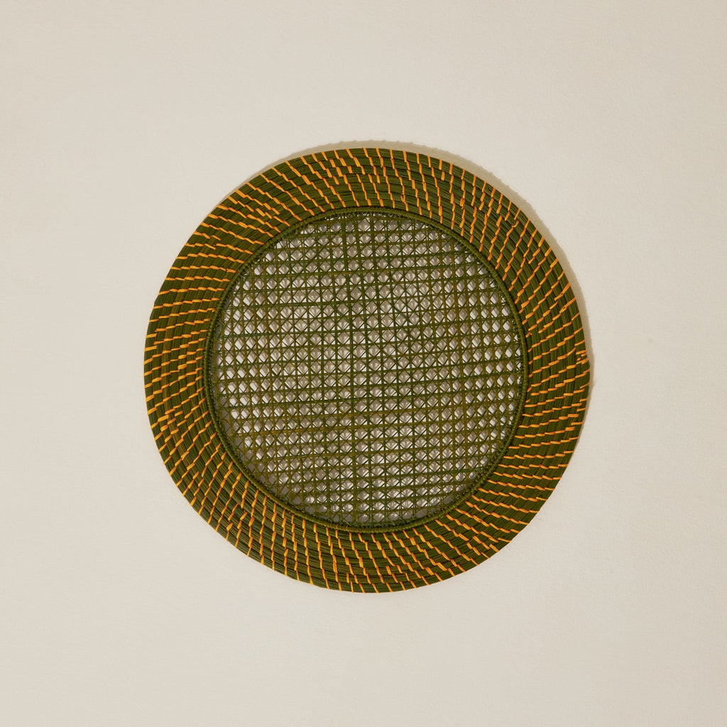 Goodee-Jipi-Jipi Makana Mats, set of 4 - Color - Green & Ochre