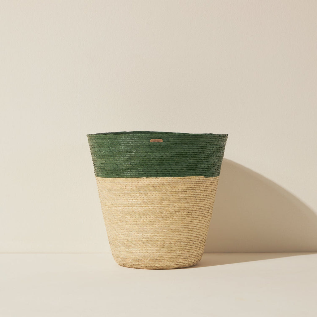 Goodee-Makaua-Conical Basket - Color - Cactus