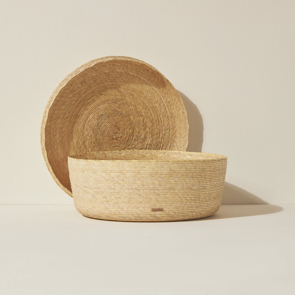 Goodee-Makaua-Short Storage Basket - Color - Natural - Size - Large