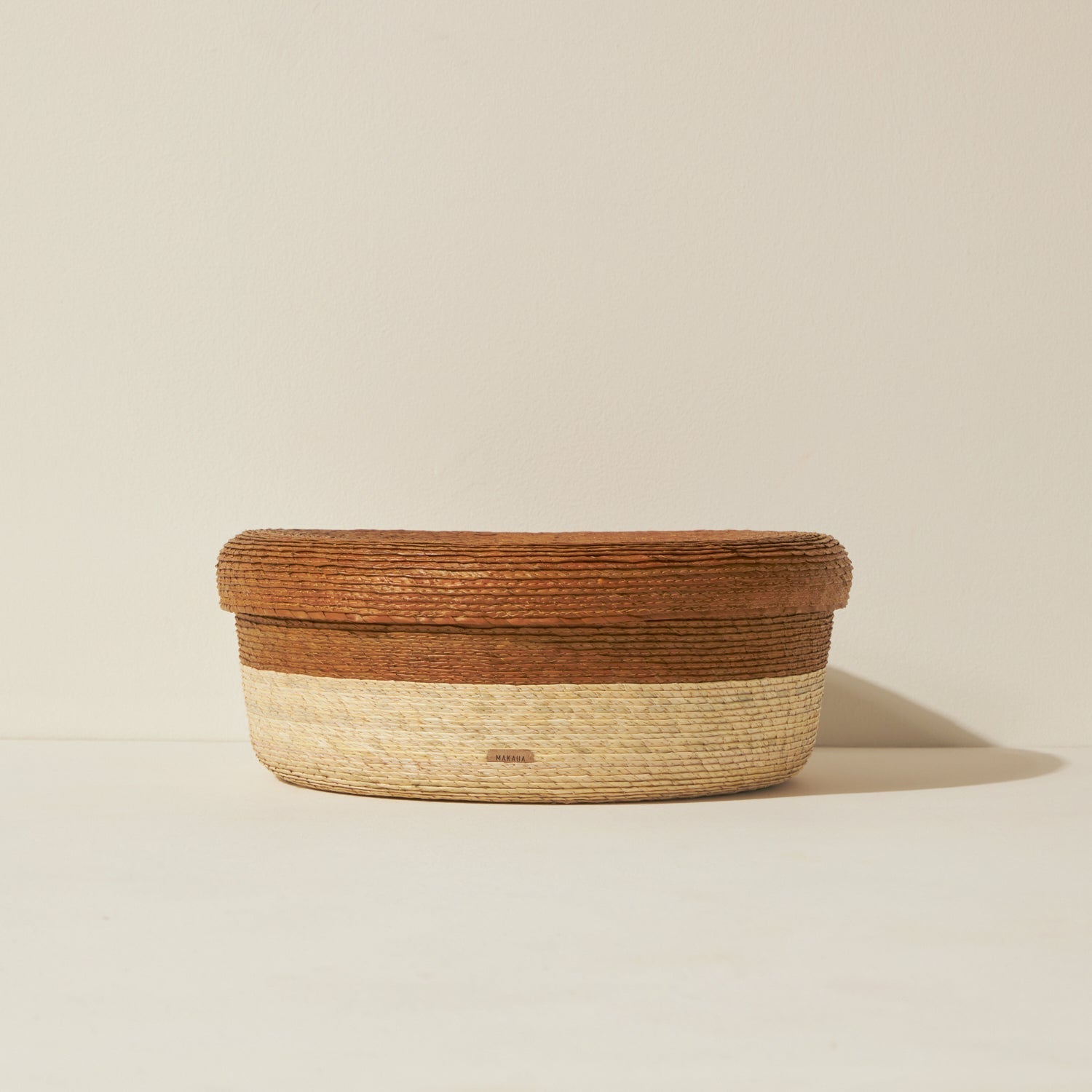 Goodee-Makaua-Short Storage Basket - Color - Trigo - Size - Large