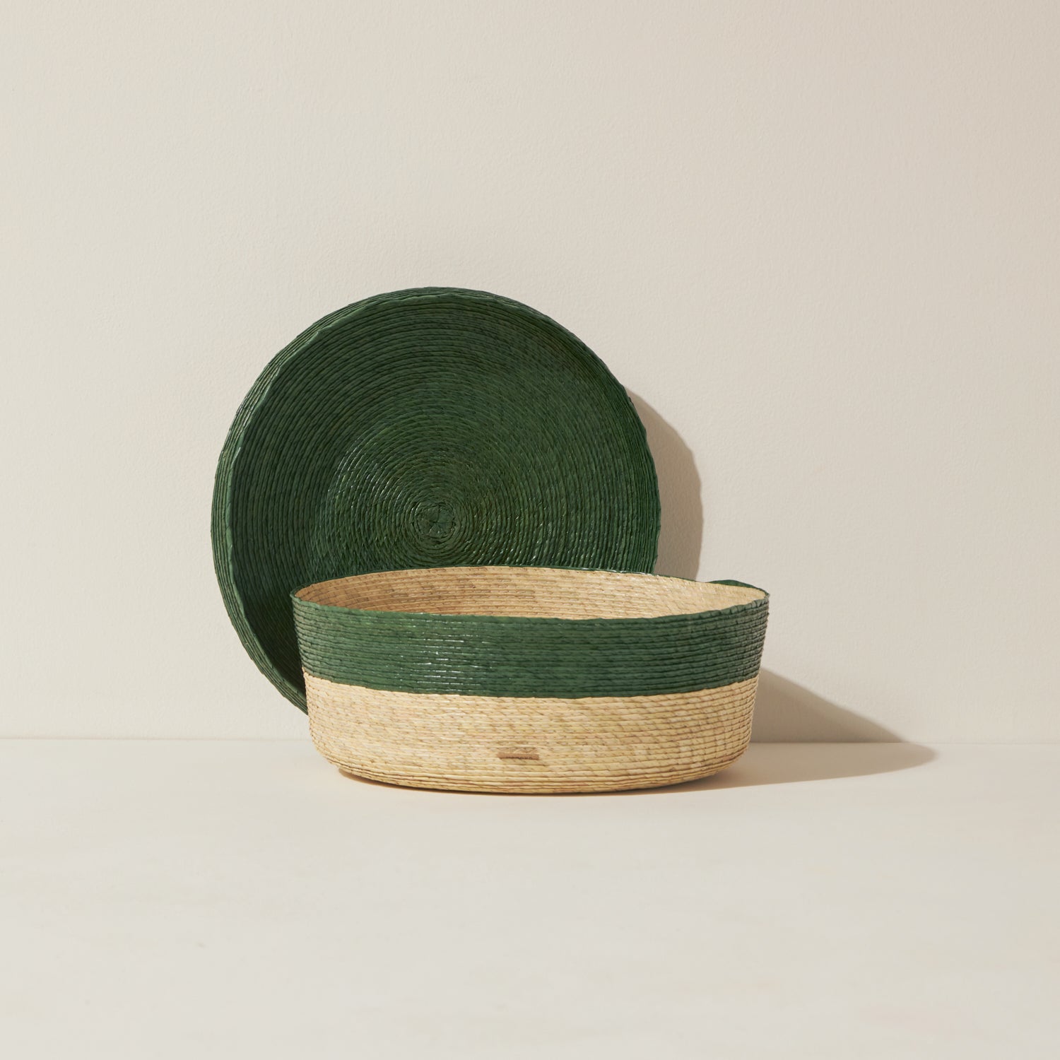 Goodee-Makaua-Short Storage Basket - Color - Cactus - Size - Medium