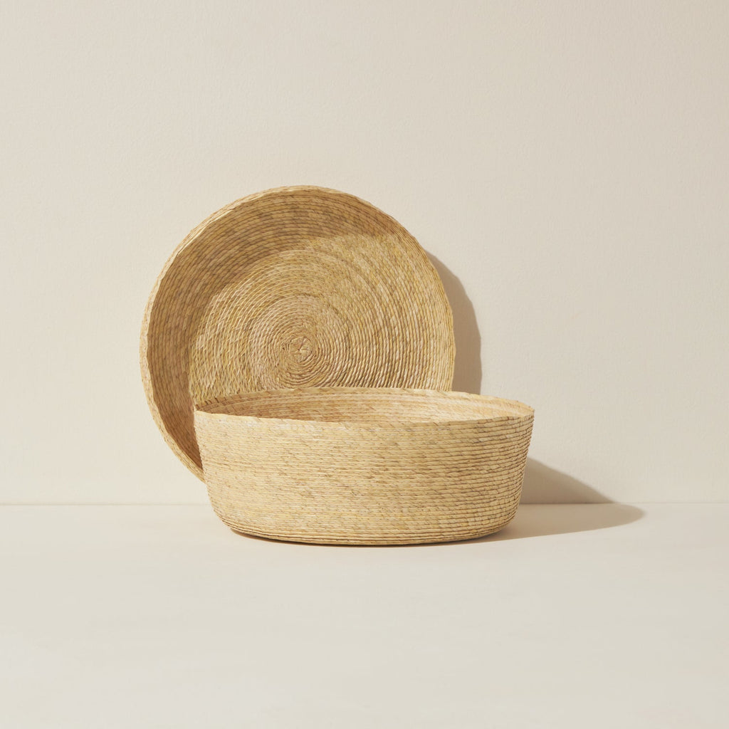 Goodee-Makaua-Short Storage Basket - Color - Natural - Size - Medium