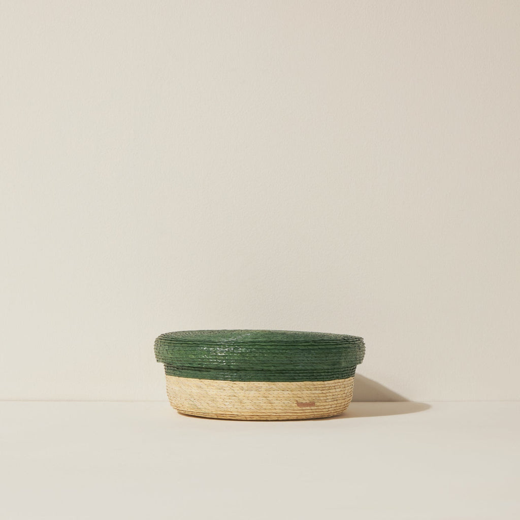 Goodee-Makaua-Short Storage Basket - Color - Cactus - Size - Small