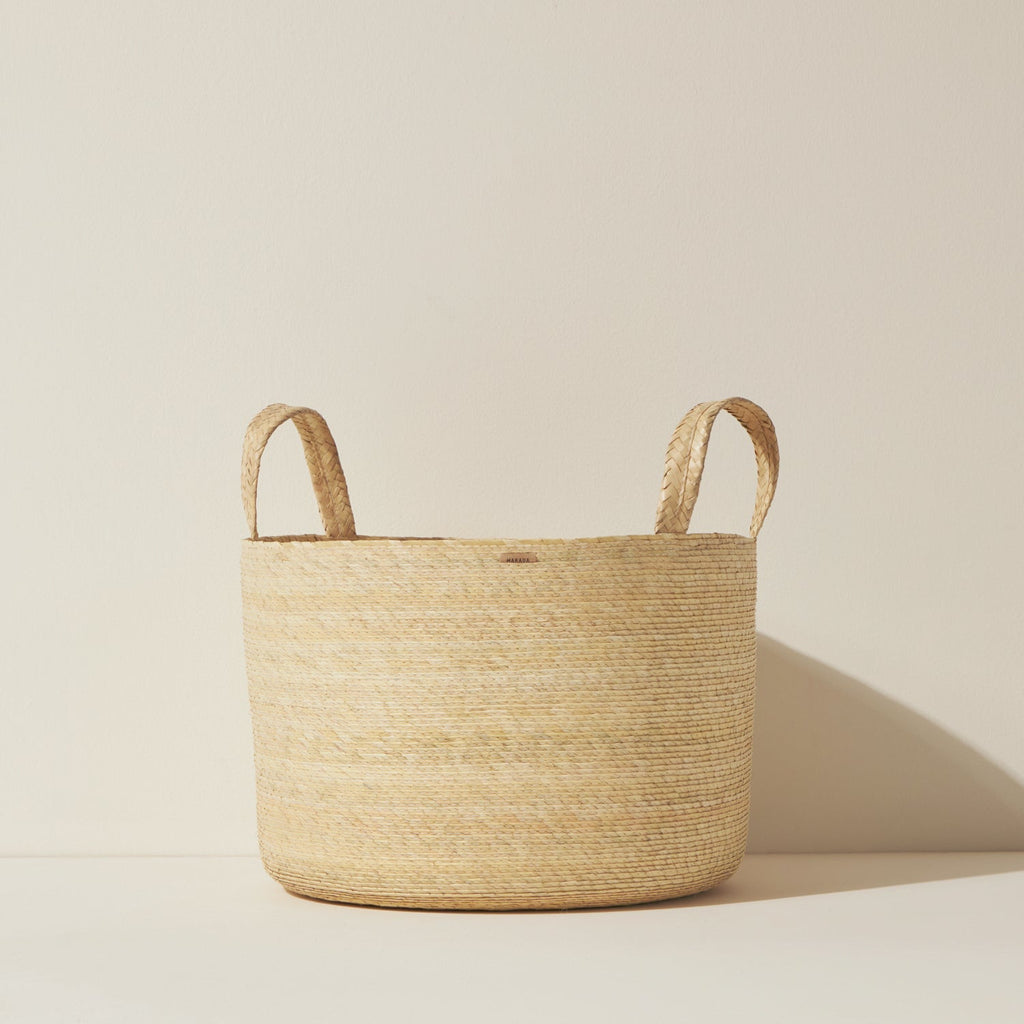Goodee-Makaua-Short Tambo Basket - Color - Natural