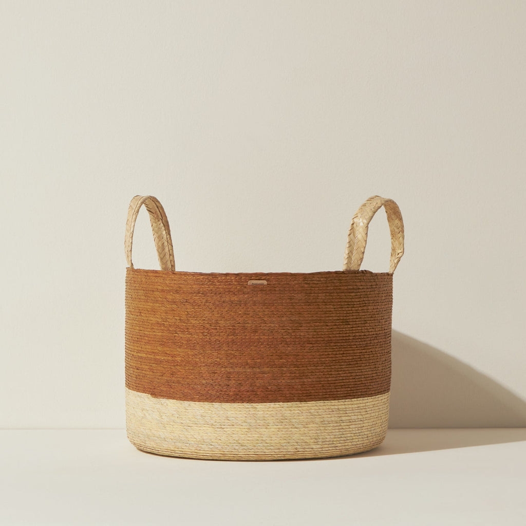 Goodee-Makaua-Short Tambo Basket - Color - Trigo