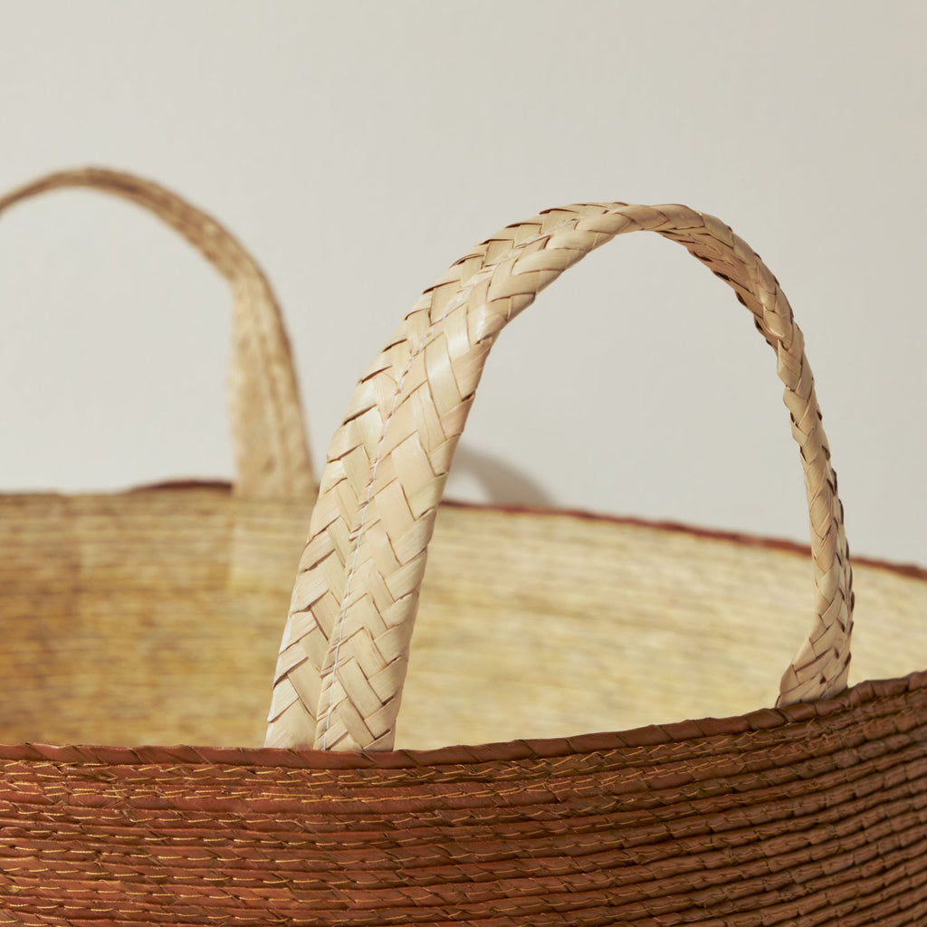 Goodee-Makaua-Short Tambo Basket - Color - Trigo