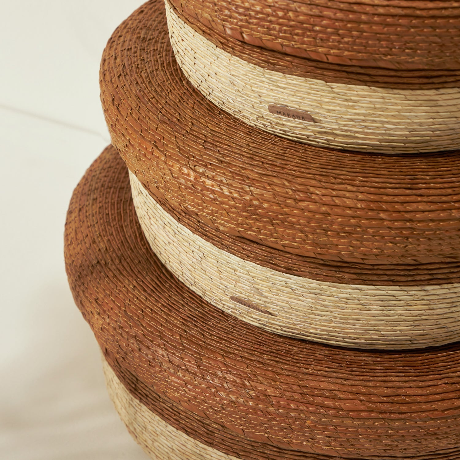 Goodee-Makaua-Short Storage Basket - Color - Trigo