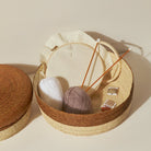 Goodee-Makaua-Short Storage Basket - Color - Trigo