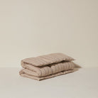 Goodee-Tensira-Kapok Mattress Topper - Small - Color - Chocolate & Off-White