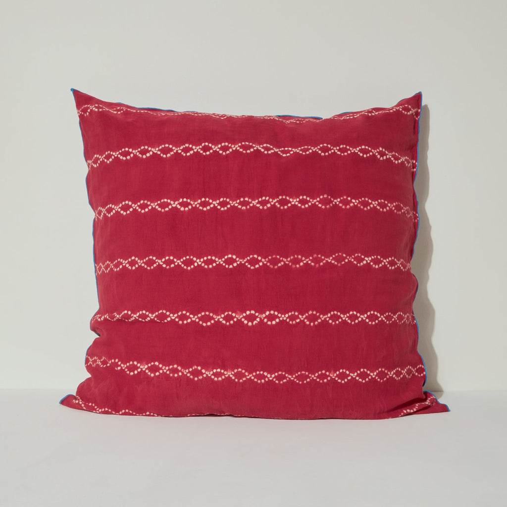 Goodee-Tensira-Square Floor Cushion - Color - Red Tie Dye