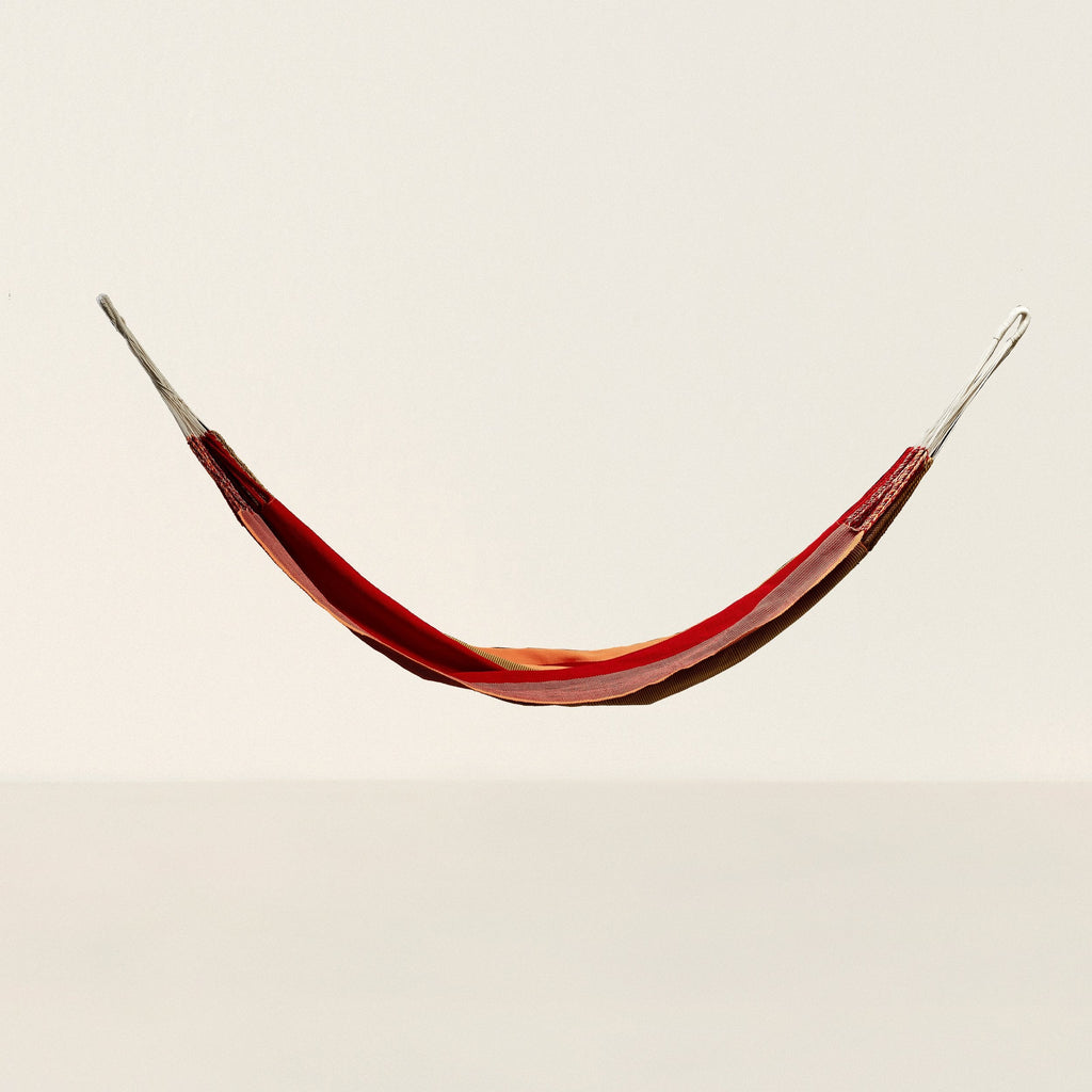 Goodee-Ames Maraca Hammock - Color - Peach & Gold Stripe