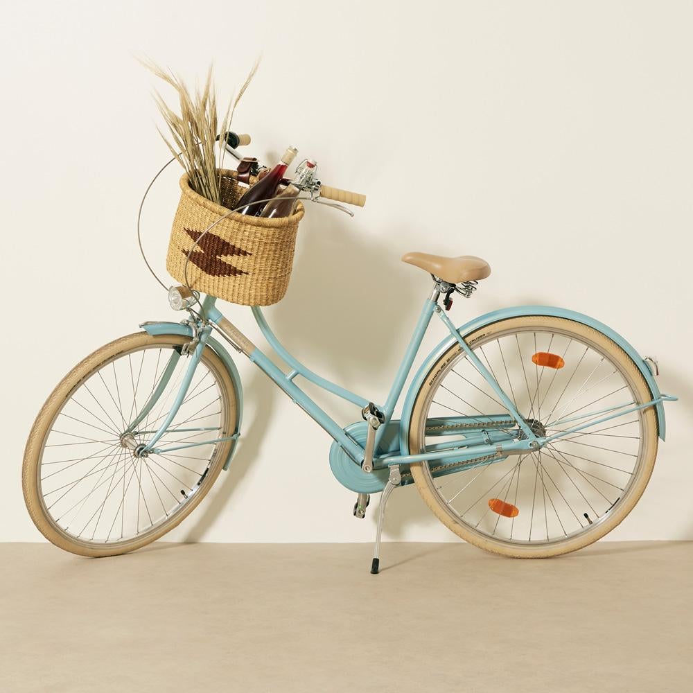 Goodee-Baba Tree-Bicycle Basket (Large) - Color - Natural & Brown