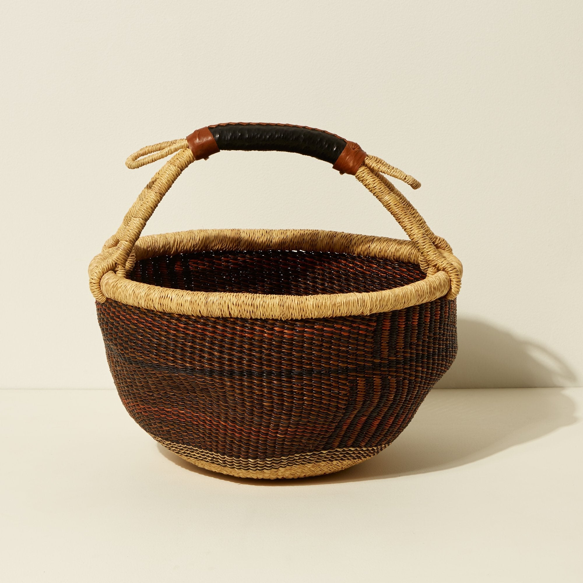 Goodee-Baba Tree-Market Basket - Color - Brown