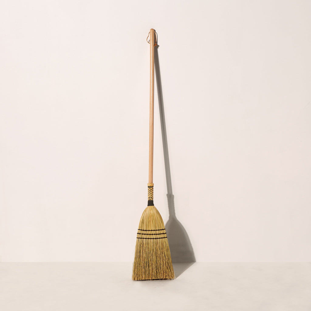 Goodee-Berea College-Shakerbraid Broom - Natural & Black