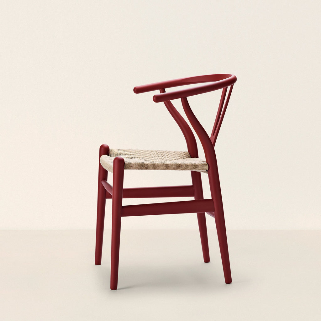 Goodee-Carl Hansen & Son CH24 | Chaise Wishbone - Couleur - rouge hêtre