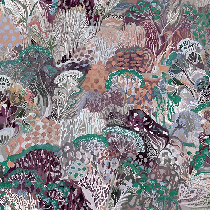 Wallpaper with sailboat motifs by Coordonné