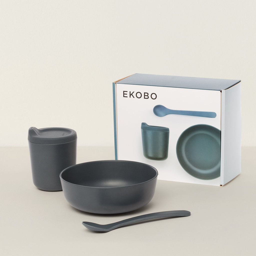 Goodee-Ekobo-Baby Feeding Set - Color - Storm