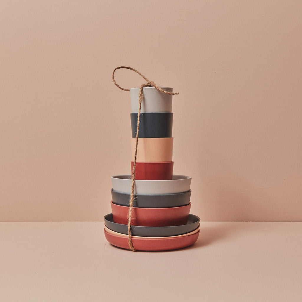 Goodee-Ekobo-Small Plate Set - Color - Scandi