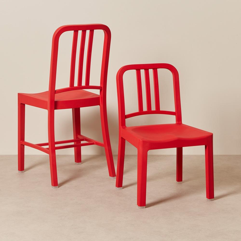 Goodee-Emeco-111 Mini chaise marine - Couleur - Rouge