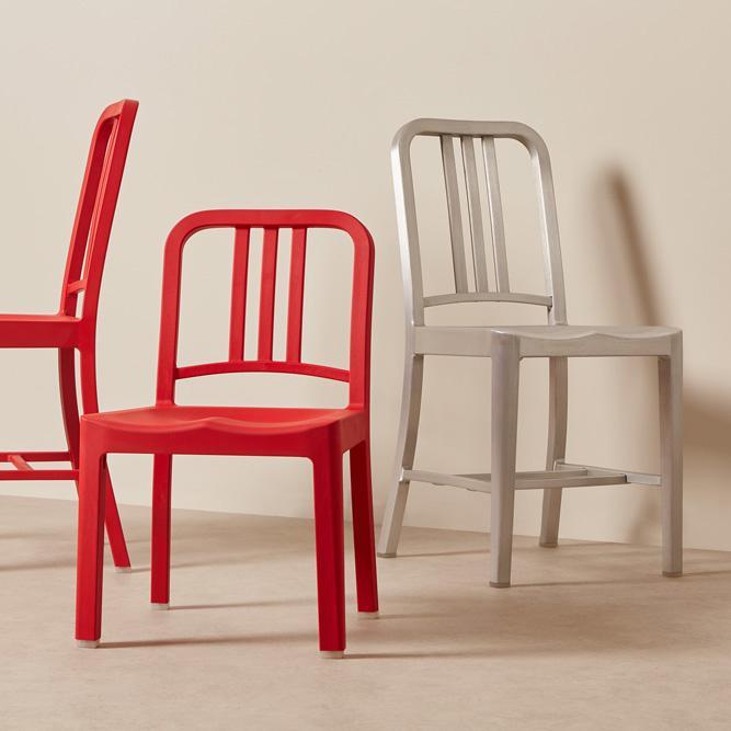 Goodee-Emeco-111 Navy Mini Chair - Color - Red