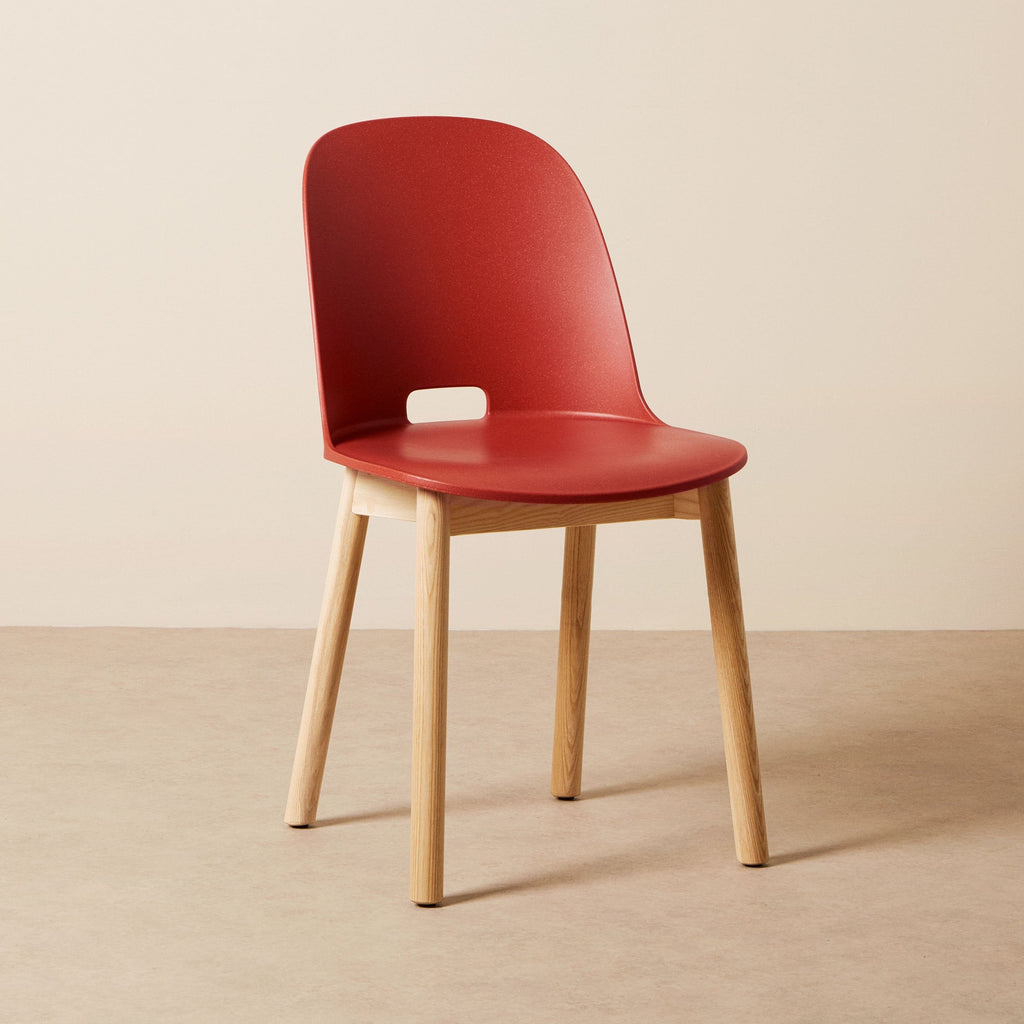 Goodee-Emeco-Alfi Chair High Back - Color - Red