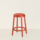 Goodee-Emeco-Za Counter Stool - Color - Coral Orange