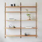 Goodee-Frama-Shelf Library Natural | Double Section - Size - 5 Shelves  