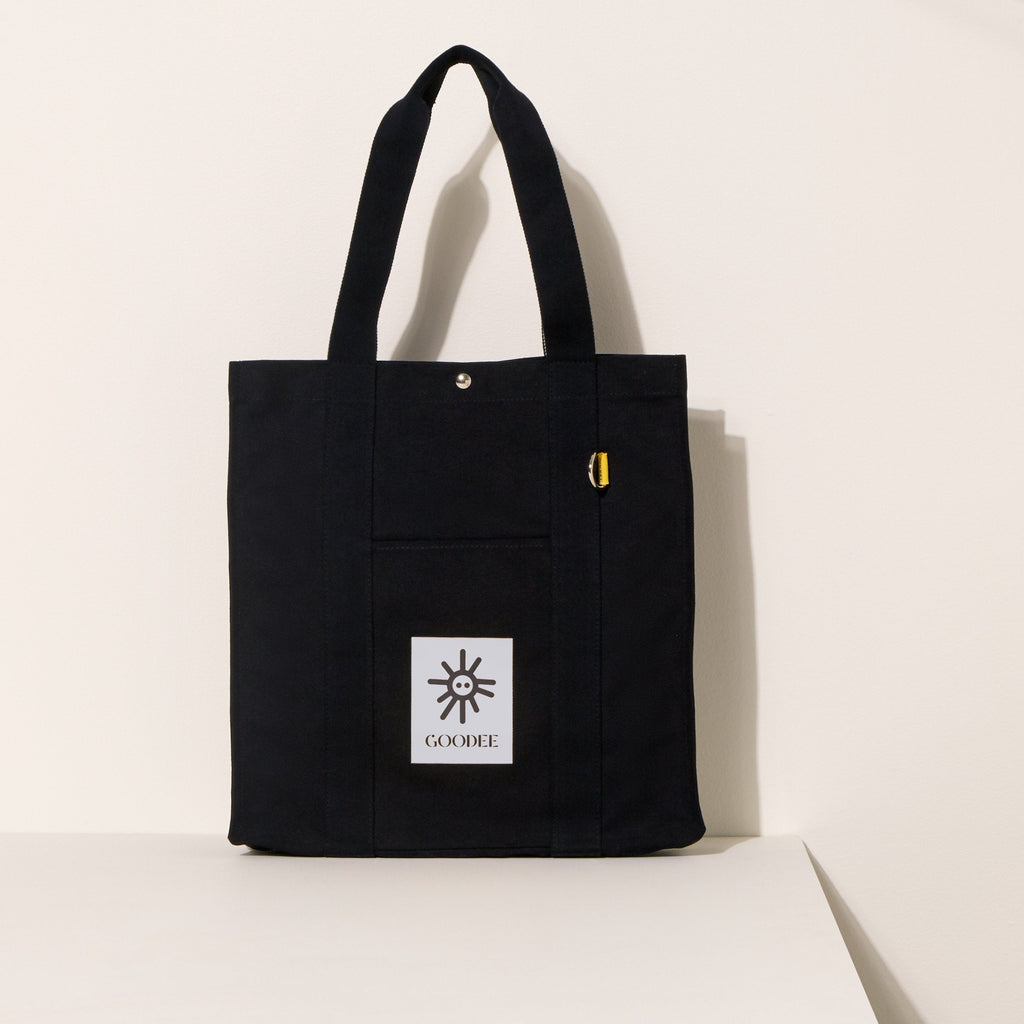 Goodee-Goodee-rPET Bassi Market Tote - Color - Black