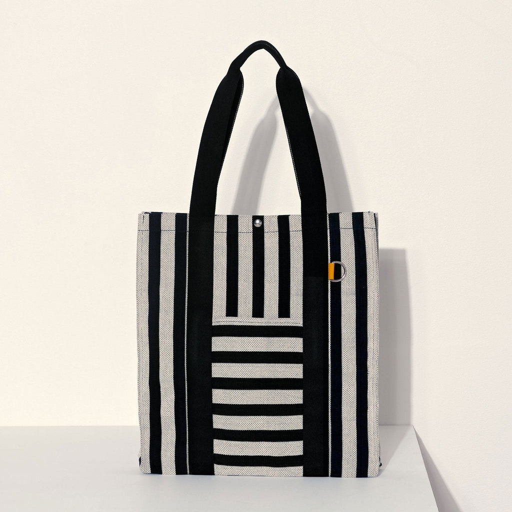 Goodee-Goodee-EFI Bassi Market Tote - Couleur - Rayure noire et blanche