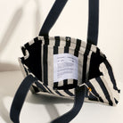 Goodee-Goodee-EFI Bassi Market Tote - Color - Black & White Stripe