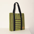 Goodee-Goodee-EFI Bassi Market Tote - Color - Green & Mimosa Stripe
