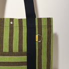 Goodee-Goodee-EFI Bassi Market Tote - Color - Green & Mimosa Stripe