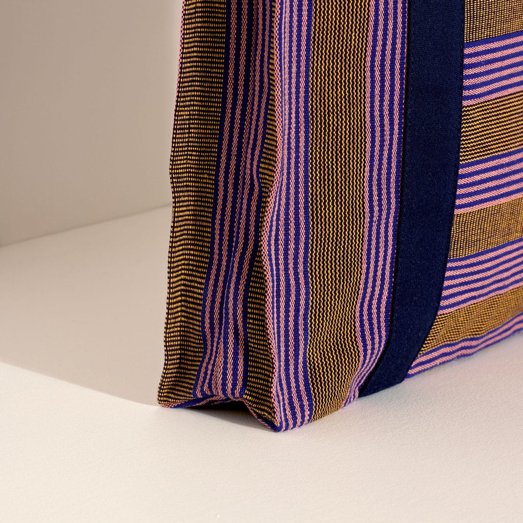 Goodee-Goodee-EFI Bassi Market Tote - Couleur - Mimosa & Purple Stripe